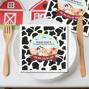 Barnyard Bash Birthday Napkin