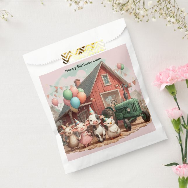 Barnyard Bash Paper Bags 🐮🌾 (Sealed)