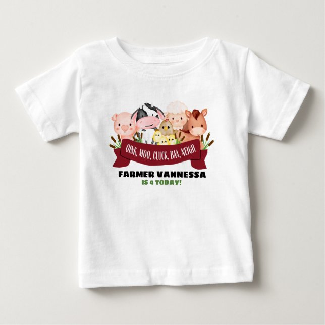Barnyard Birthday T-Shirt (Front)