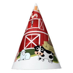 Barnyard Farm Animal Birthday Party Hat