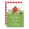 Barnyard Farm Animals Baby Shower Invitation