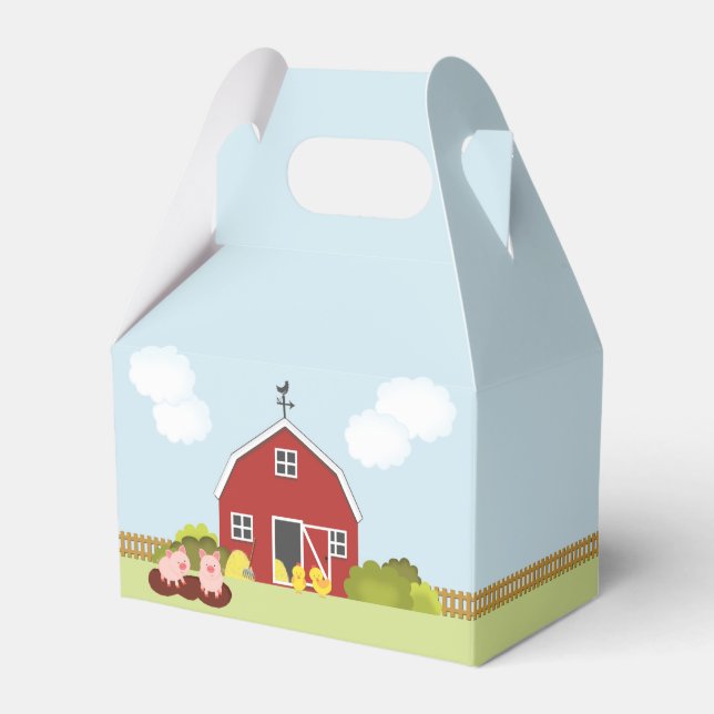 Barnyard Favour Box (Front Side)