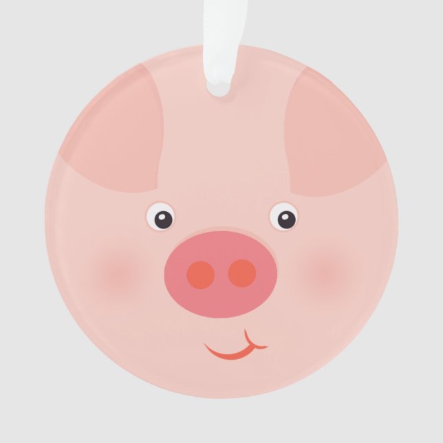 Barnyard Piggy Ornament (Front)