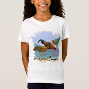 Barnyard Sunrise - Purples Blues Reds Tourquise T-Shirt