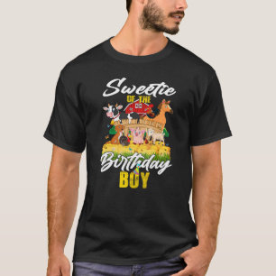 Barnyard Sweetie Of The Birthday Boy Family Farm A T-Shirt