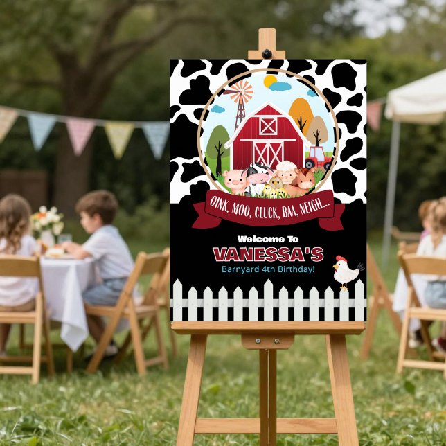 Barnyard Welcome Birthday Poster (Creator Uploaded)