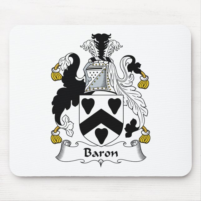 Baron Family Crest Mouse Pad (Front)