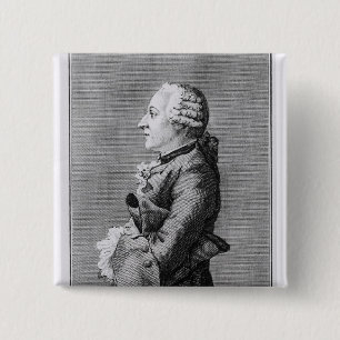 Baron Friedrich Melchior Grimm 15 Cm Square Badge