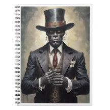 Baron Samedi Gothic Spiral Notebook