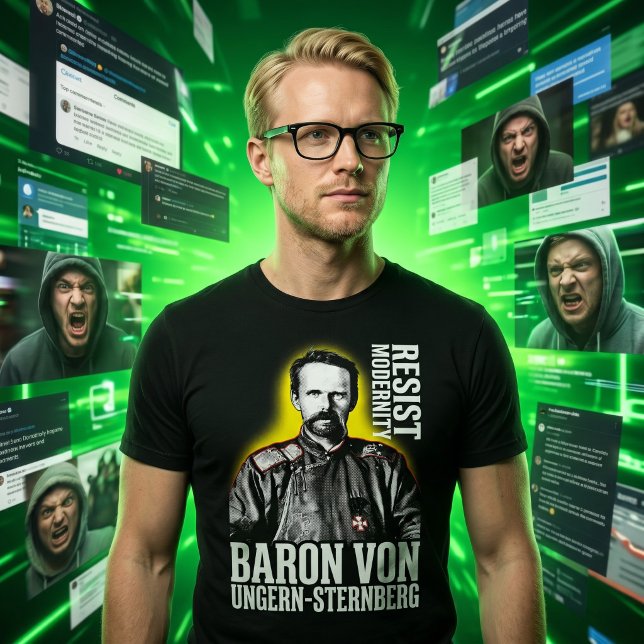 Baron Ungern Sternberg Resist Modernity Tri-Blend Shirt (Creator Uploaded)