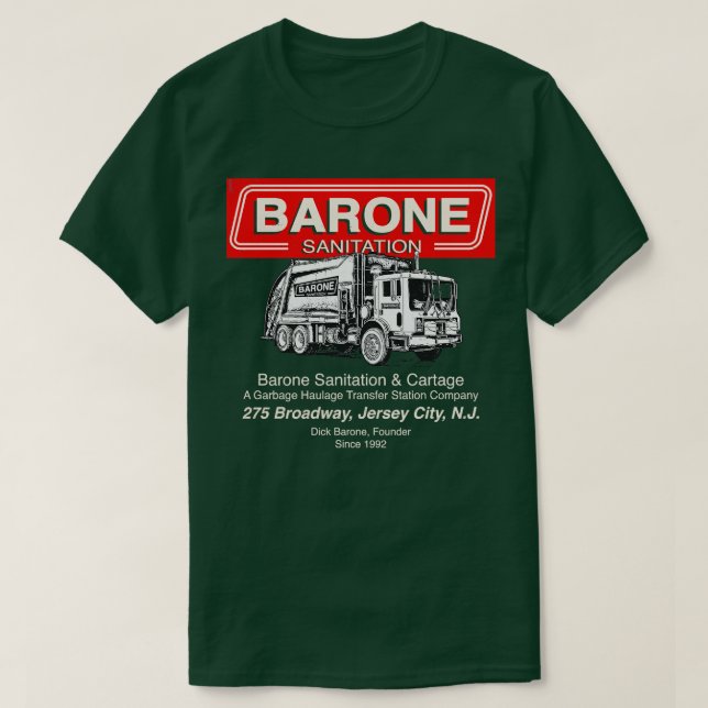 Barone Sanitation Dks T-Shirt (Design Front)