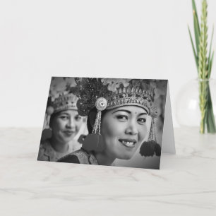 Barong Dancers, Bali Card