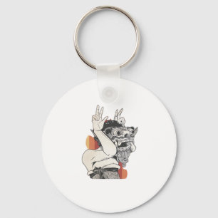 Barong Peekaboo Key Ring