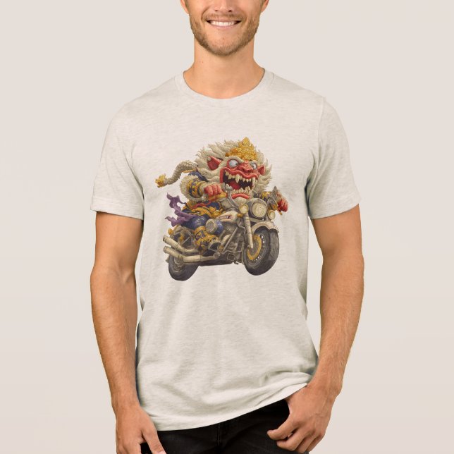 Barong Rider Tri-Blend Shirt (Front)