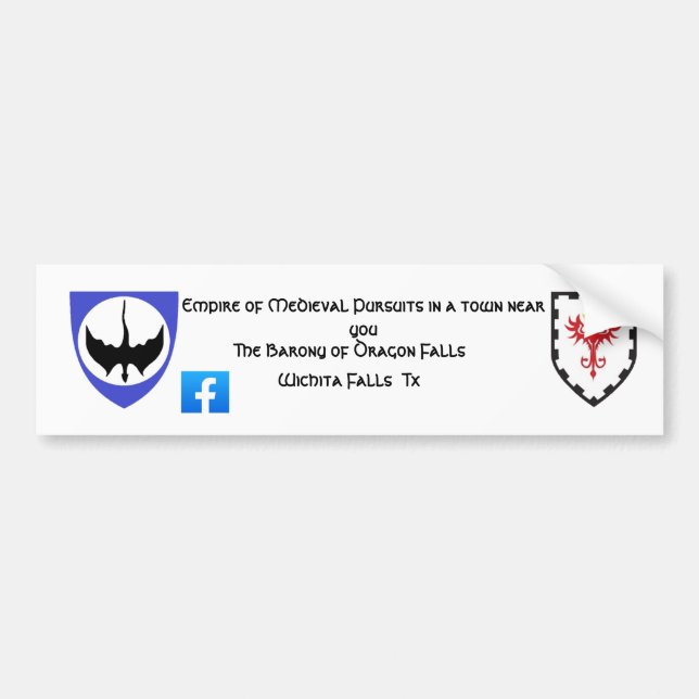 Baronial Sticker  Dragon Falls   (Front)