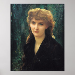 Baronness Eleonore d'Uckermann  1884 Poster