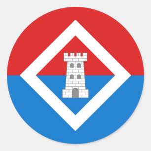 Barony of Caer Mear Populace Badge Classic Round Sticker