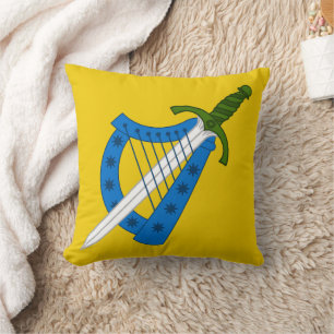 Barony of Glyn Dwfn Populace Badge Throw Pillow