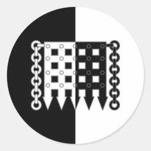 Barony of Lions Gate Populace Badge Classic Round Classic Round Sticker