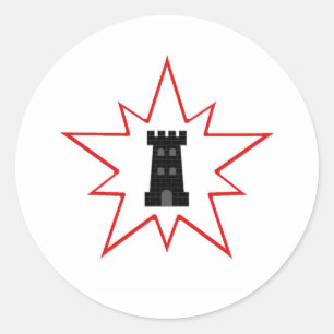 Barony of Northkeep Populace Badge Classic Round Sticker