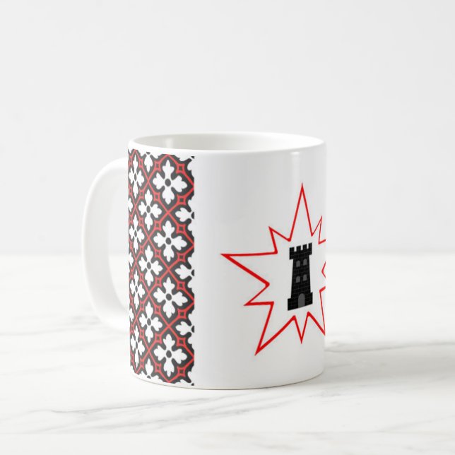 Barony of Northkeep Populace Badge Coffee Mug (Front Left)