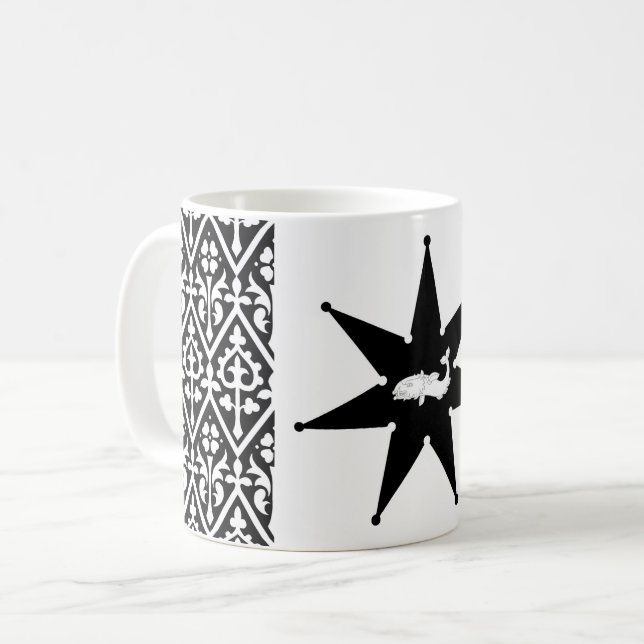 Barony of Smoking Rocks Populace Badge Coffee Mug (Front Left)