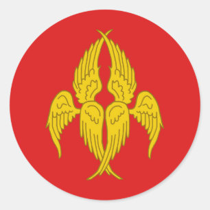 Barony of the Angels Populace Badge Classic Round Sticker