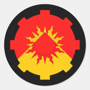 Barony of Vulcanfeldt Populace Badge Classic Round Sticker