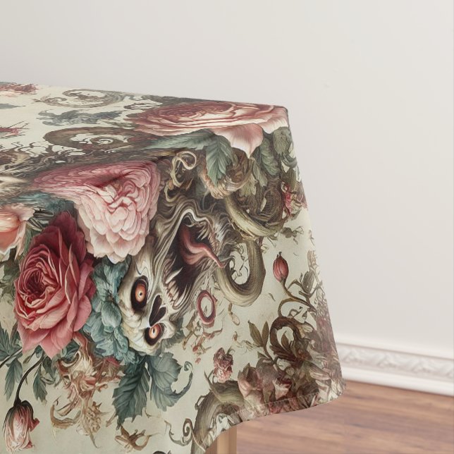 Baroque Aberration – Gothic Large Pattern Tablecloth (In Situ)
