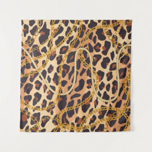 Baroque Animal Print, Chain Design Tapestry