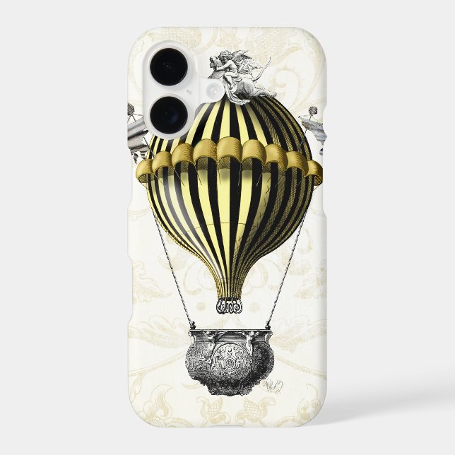 Baroque Balloon Black Yellow (Back)