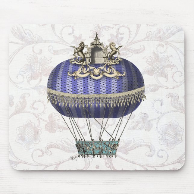 Baroque Balloon With Temple Mouse Pad (Front)