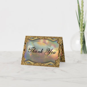 Baroque Barnetcue Formal Thank You Card