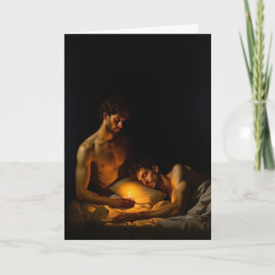 Baroque Bedroom Candlelight Vigil Card