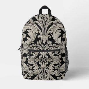 Baroque Bloom Printed Backpack