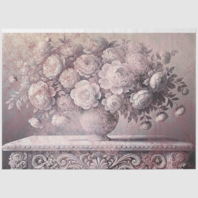 Baroque Blossoms Tissue Paper (Front)