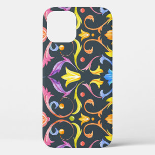Baroque Brightness: Colourful Vintage Charm. iPhone 12 Case
