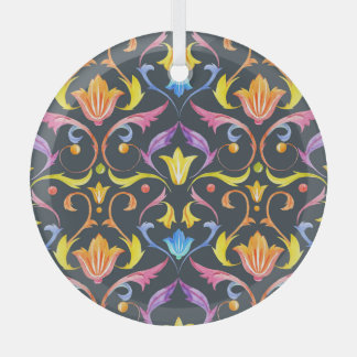 Baroque Brightness: Colourful Vintage Charm. Glass Tree Decoration