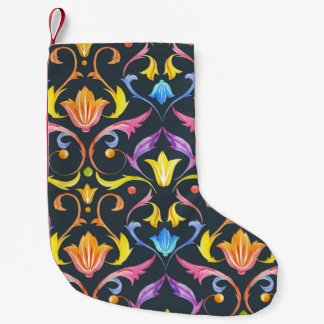 Baroque Brightness: Colourful Vintage Charm. Small Christmas Stocking