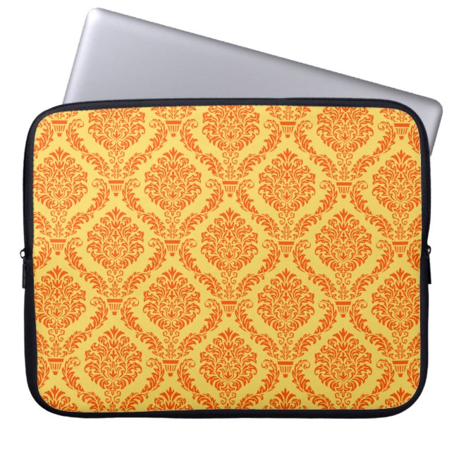 Baroque Damask #4 @ Sonoletre Laptop Sleeve (Front)