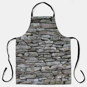 Baroque Damask: Luxury Floral Pattern Apron