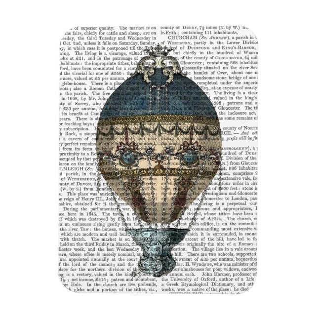 Baroque Fantasy Balloon 2 2 Magnet (Vertical)