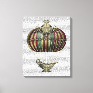 Baroque Fantasy Balloon Canvas Print