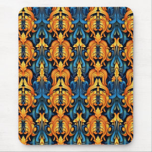 Baroque Fire and Ice Mouse Pad