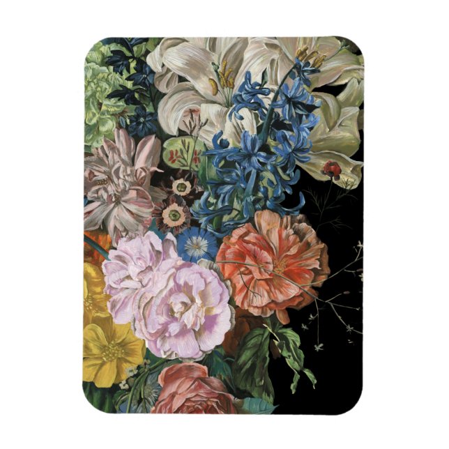 Baroque Floral - Bouquet Magnet (Vertical)