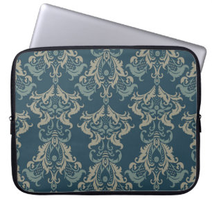 Baroque floral pattern. classic floral ornament. v laptop sleeve
