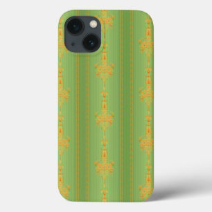 Baroque floral pattern with border V2020 Case-Mate iPhone 13 Case