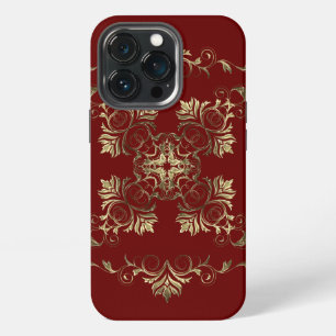 Baroque floral style . iPhone case