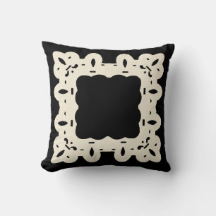 Baroque Frame Throw Pillow