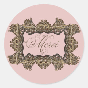 Baroque French-Inspired Round Envelope Seals